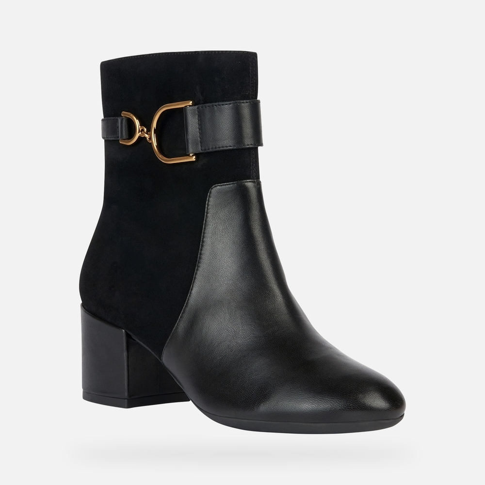 Geox Eleana medium heel ankle boot size EU 38.5 US 8.5